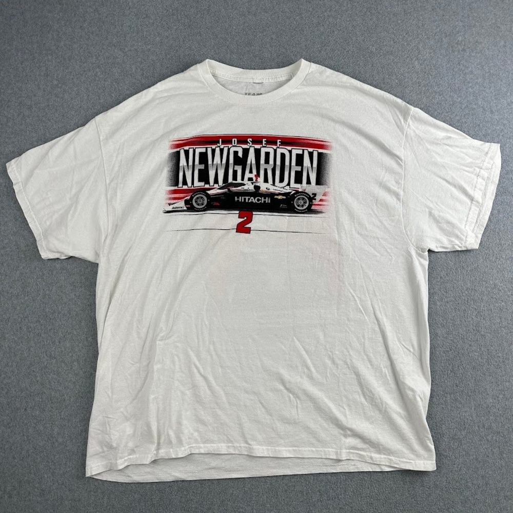 IndyCar F1 Team Penske Josef Newgarden 2 Hitachi Racing‎ T Shirt Men's XXL